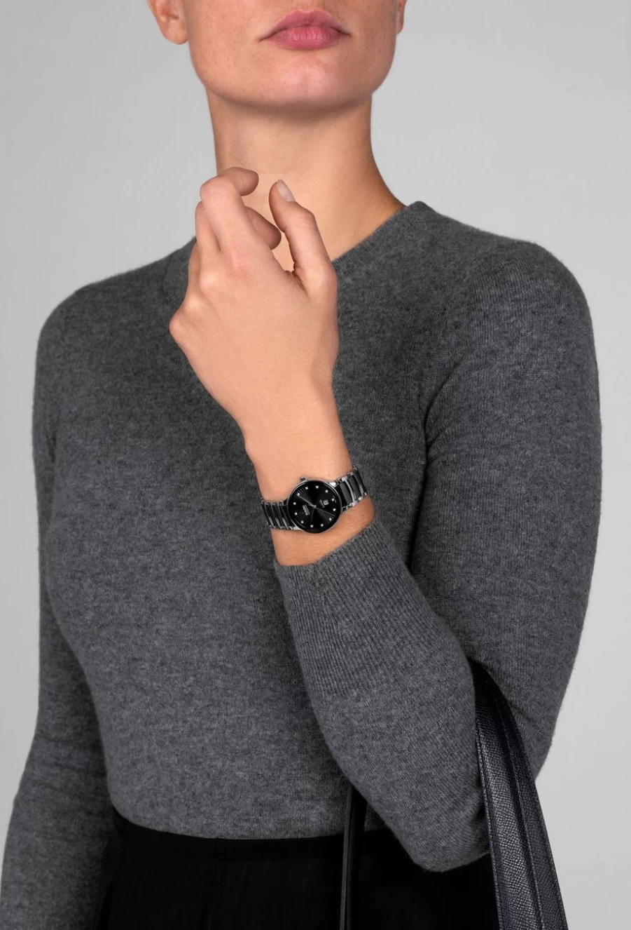 Rado Centrix Automatic Diamond Women's Watch in Light Tone
