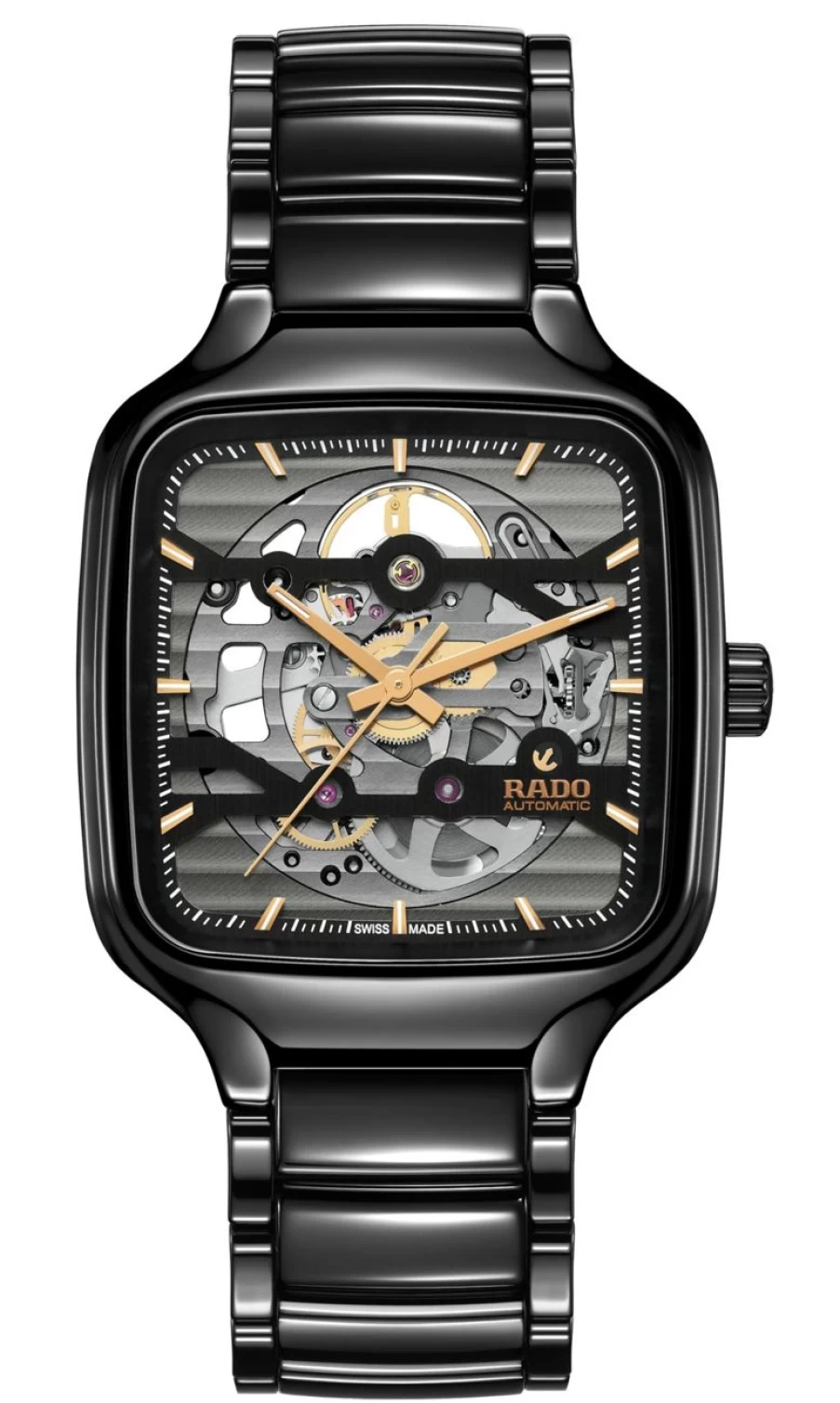 Rado True Square Automatic Skeleton Dark Men's Watch