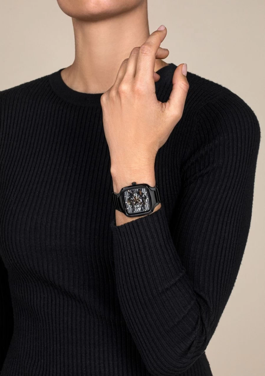 Rado True Square Automatic Skeleton Dark Men's Watch
