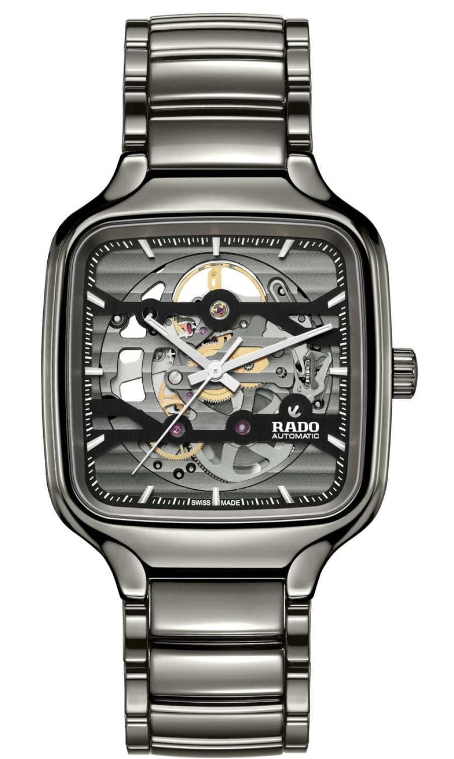 Rado True Square Automatic Skeleton Dark Men's Watch