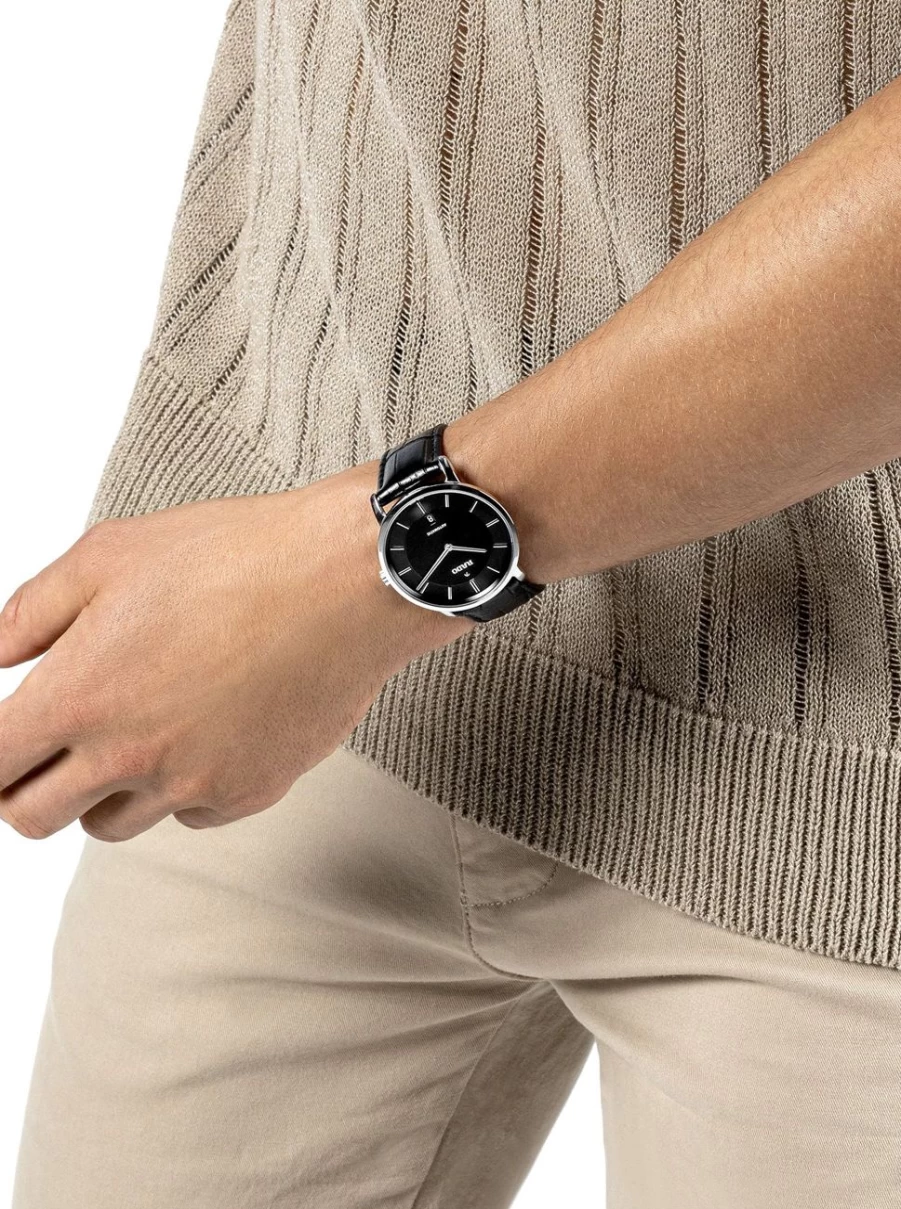 Rado Diamaster Thinline Automatic Men's Dark Luxury Watch