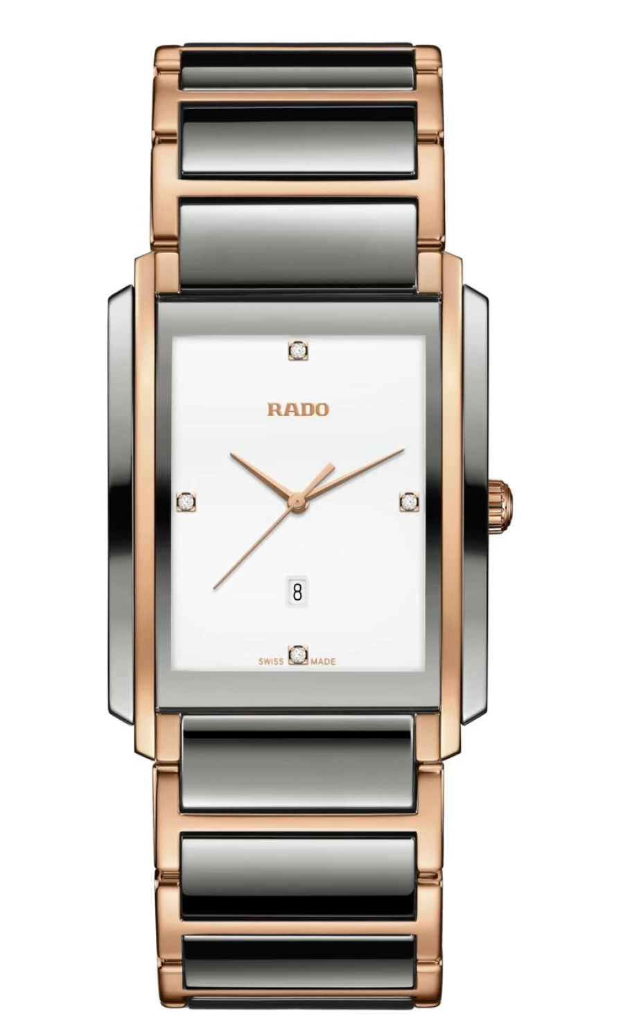 Rado Men's Dark Integral Diamonds Luxury Watch