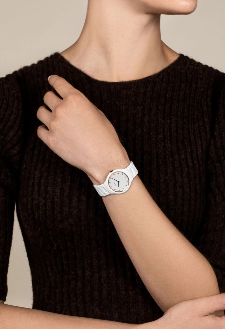 Rado True Round Thinline Diamond Watch for Women - Light Elegance