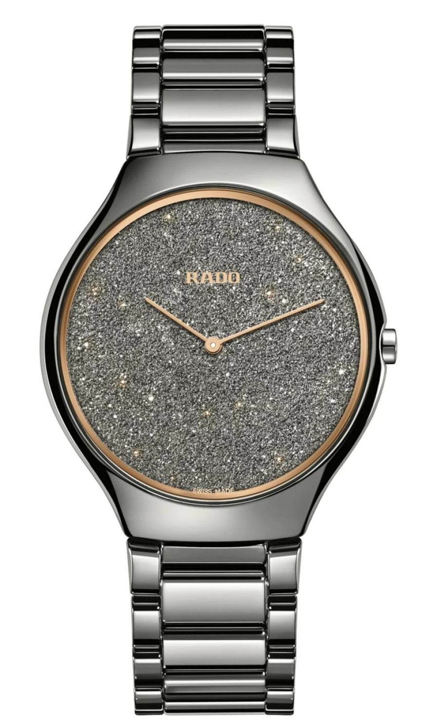 Rado True Round Thinline Dark Men's Watch
