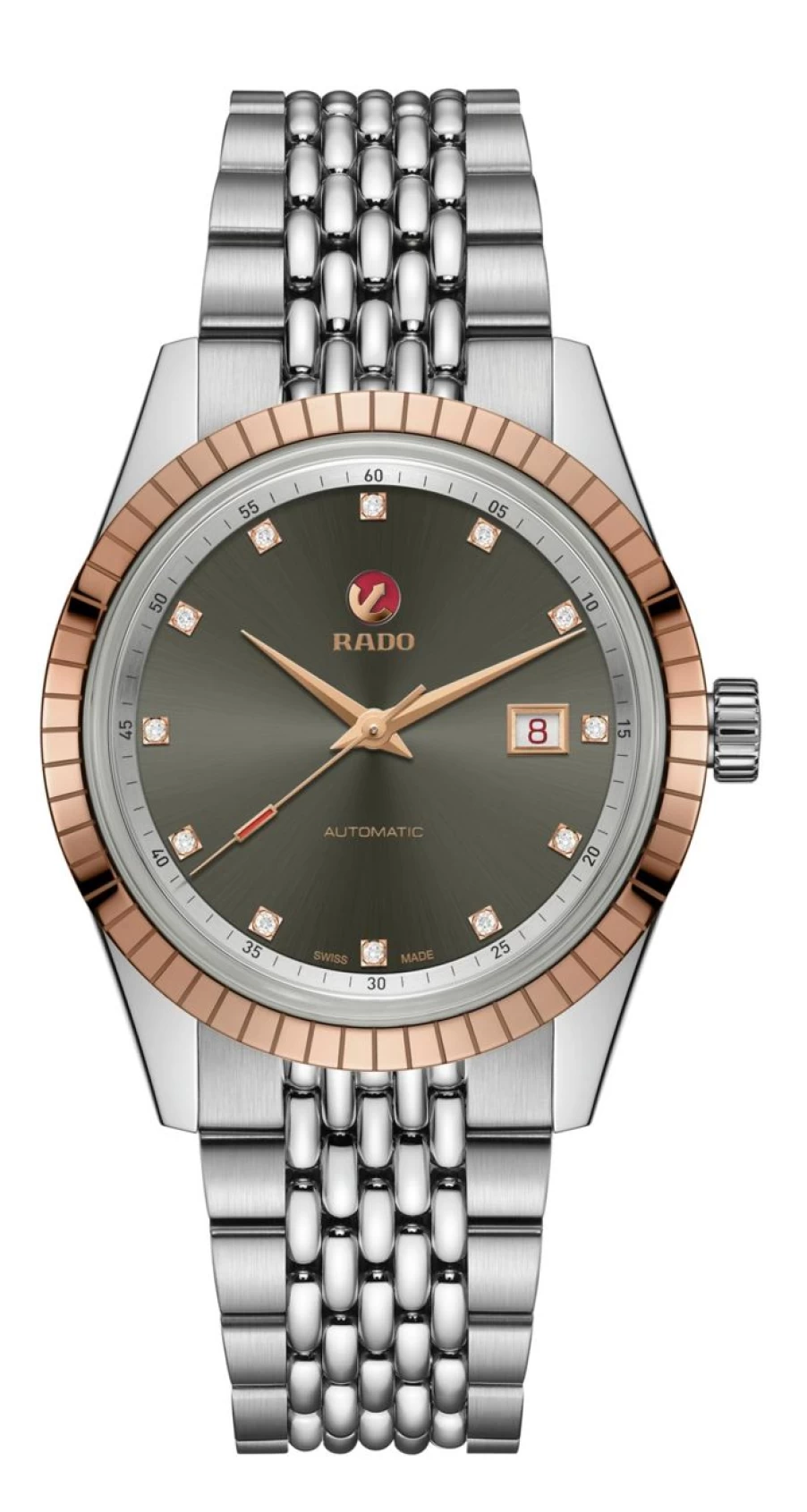 Rado Hyperchrome Classic Automatic Men's Watch with Diamonds Light