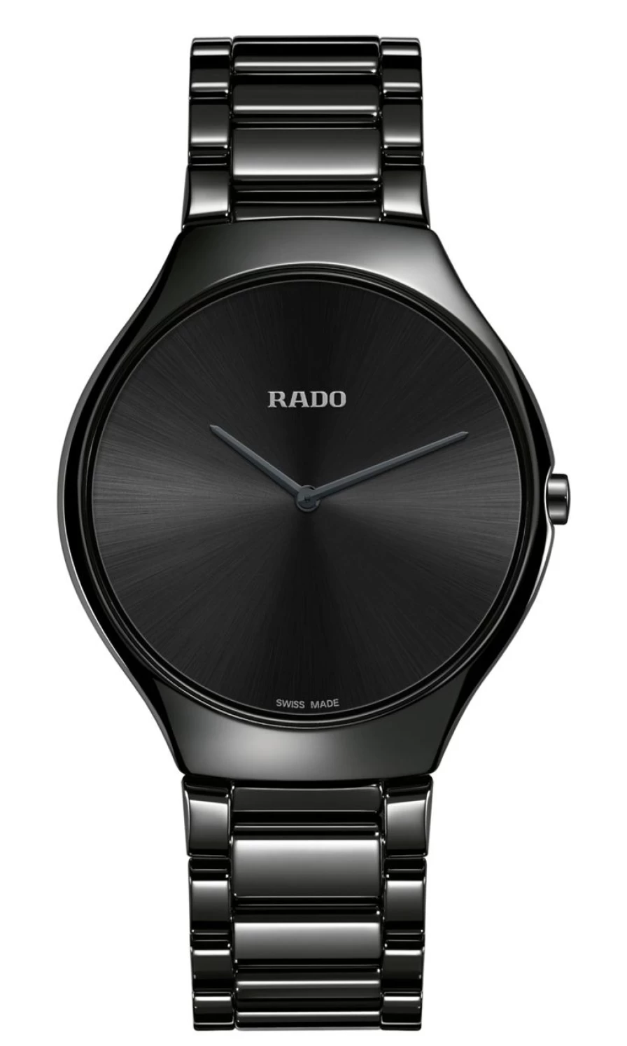 Rado True Round Thinline Dark Men's Watch