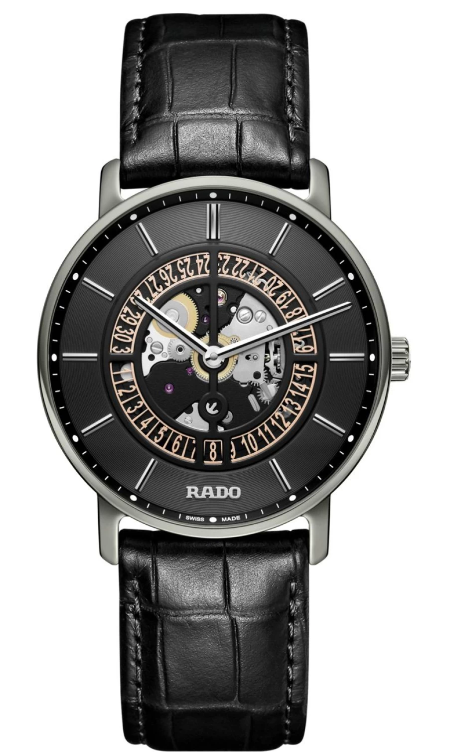 Rado Diamaster Thinline Automatic Men's Dark Watch