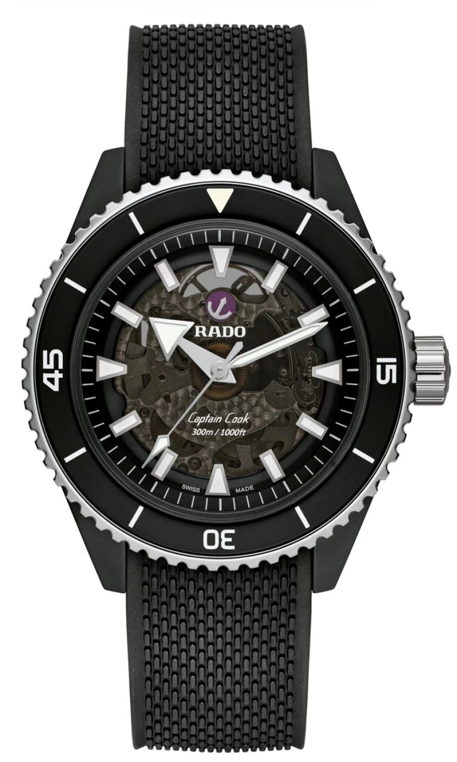 Rado Captain Cook Men's Dark High-Tech Ceramic Automatic Watch