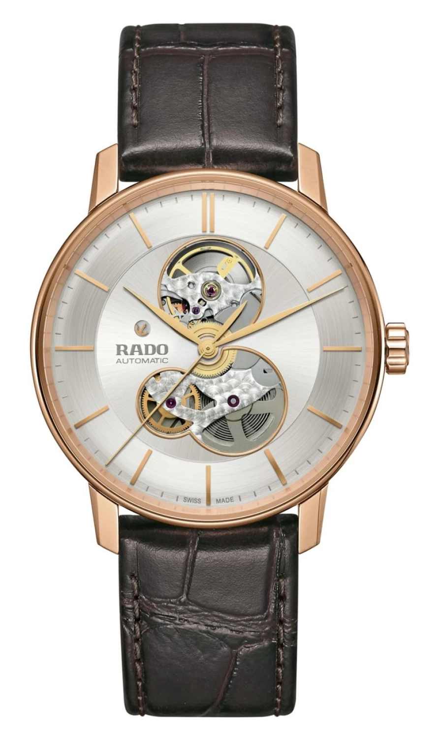 Rado Men's Coupole Open Heart Automatic Watch with Coloured Dial