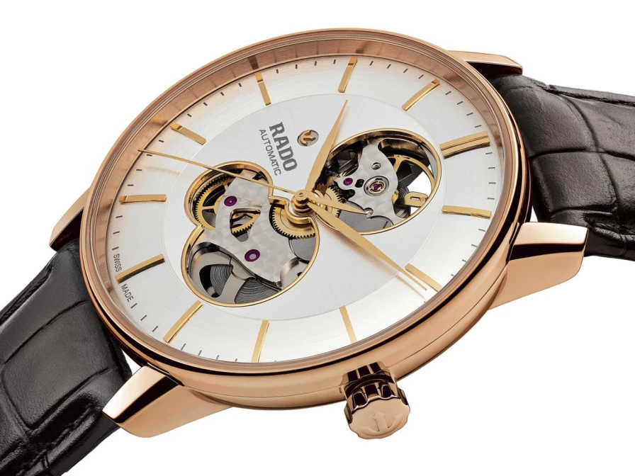 Rado Men's Coupole Open Heart Automatic Watch with Coloured Dial