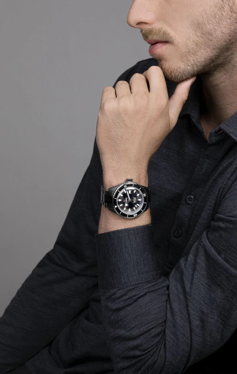 Rado Captain Cook Men's Dark High-Tech Ceramic Diver Watch
