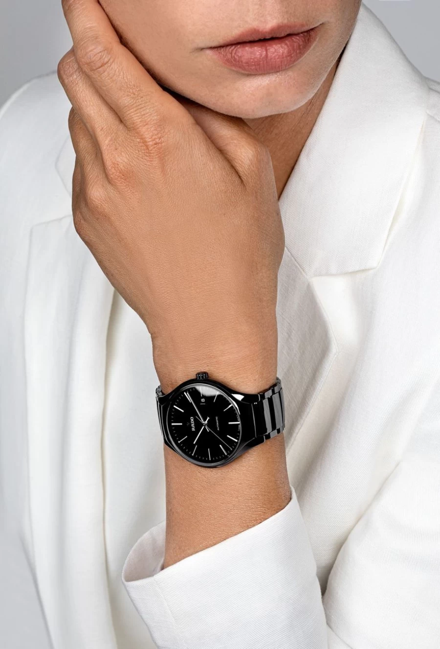 Rado Men's True Round Automatic Watch - Dark Dial