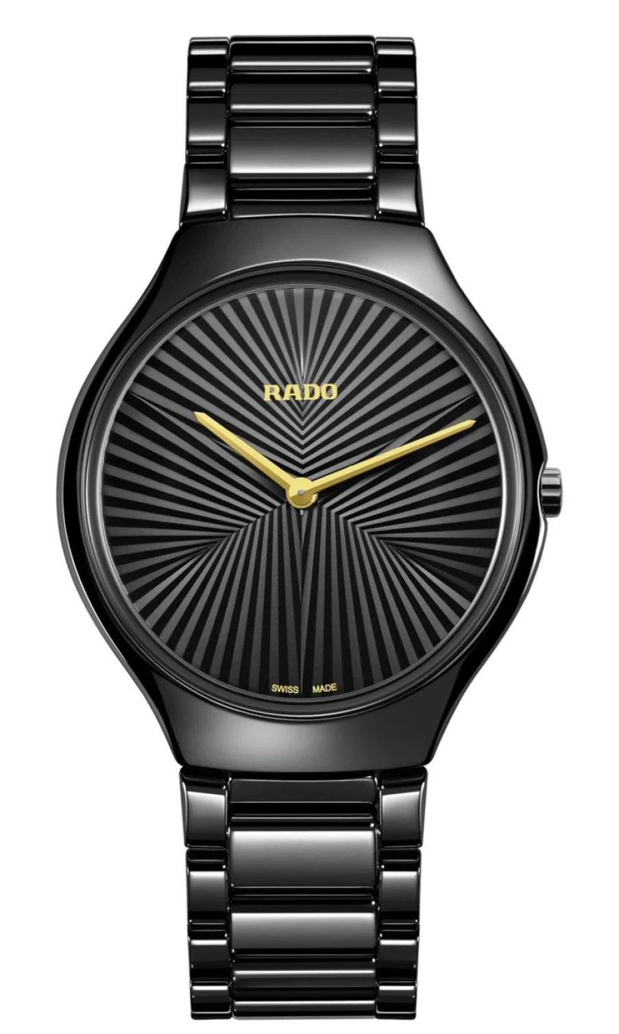 Rado Men's True Round Thinline Dark Watch - Great Gardens Of The World Collection