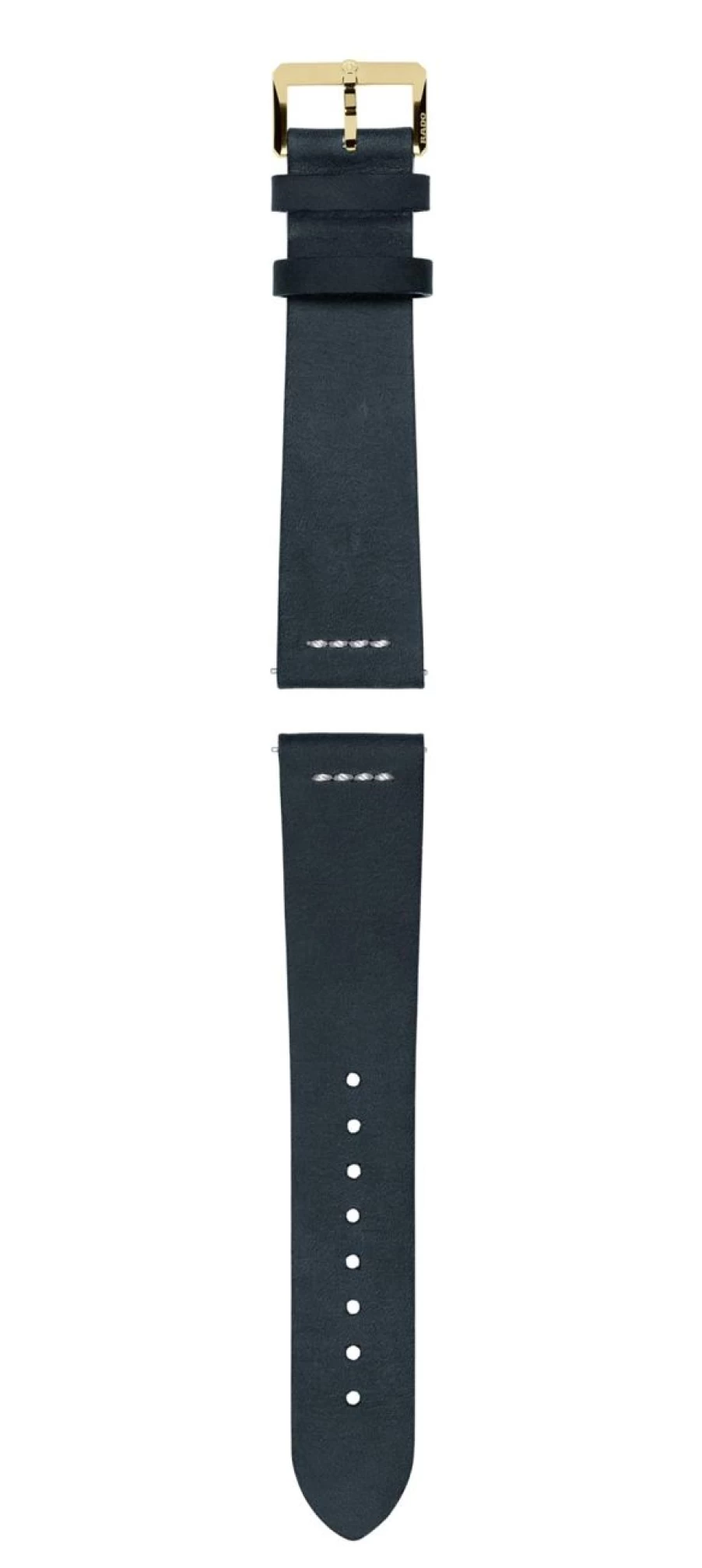 Rado Men's Blue Genuine Leather Strap Watch Band