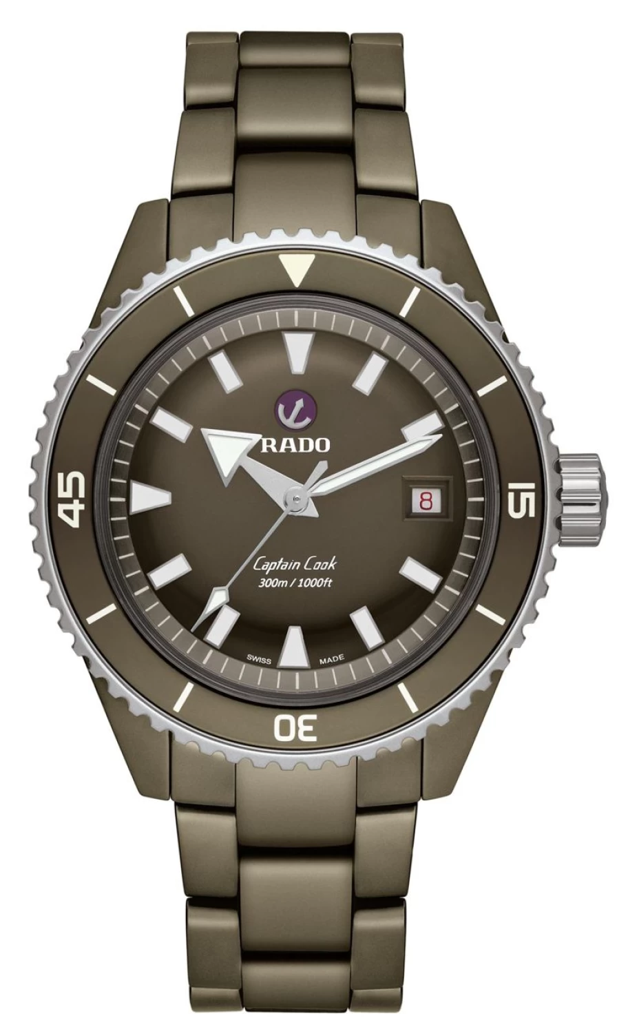 Rado Captain Cook Men's Coloured High-Tech Ceramic Diver Watch
