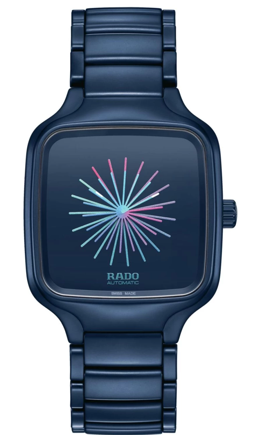 Rado True Square Coloured Men's Watch - Over The Abyss Design