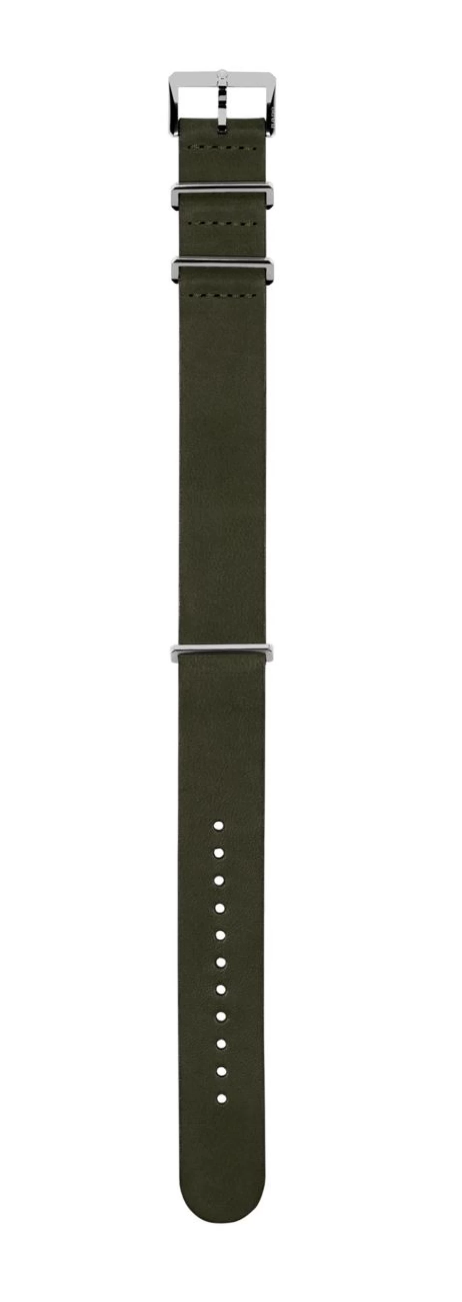 Rado Men's Green Genuine Leather Strap Watch Band