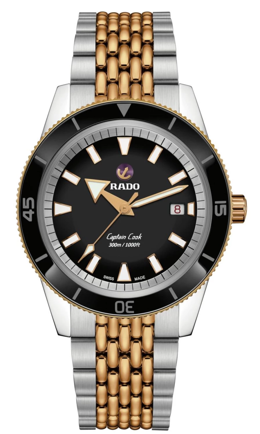 Rado Captain Cook Automatic Men's Light Stainless Steel Watch