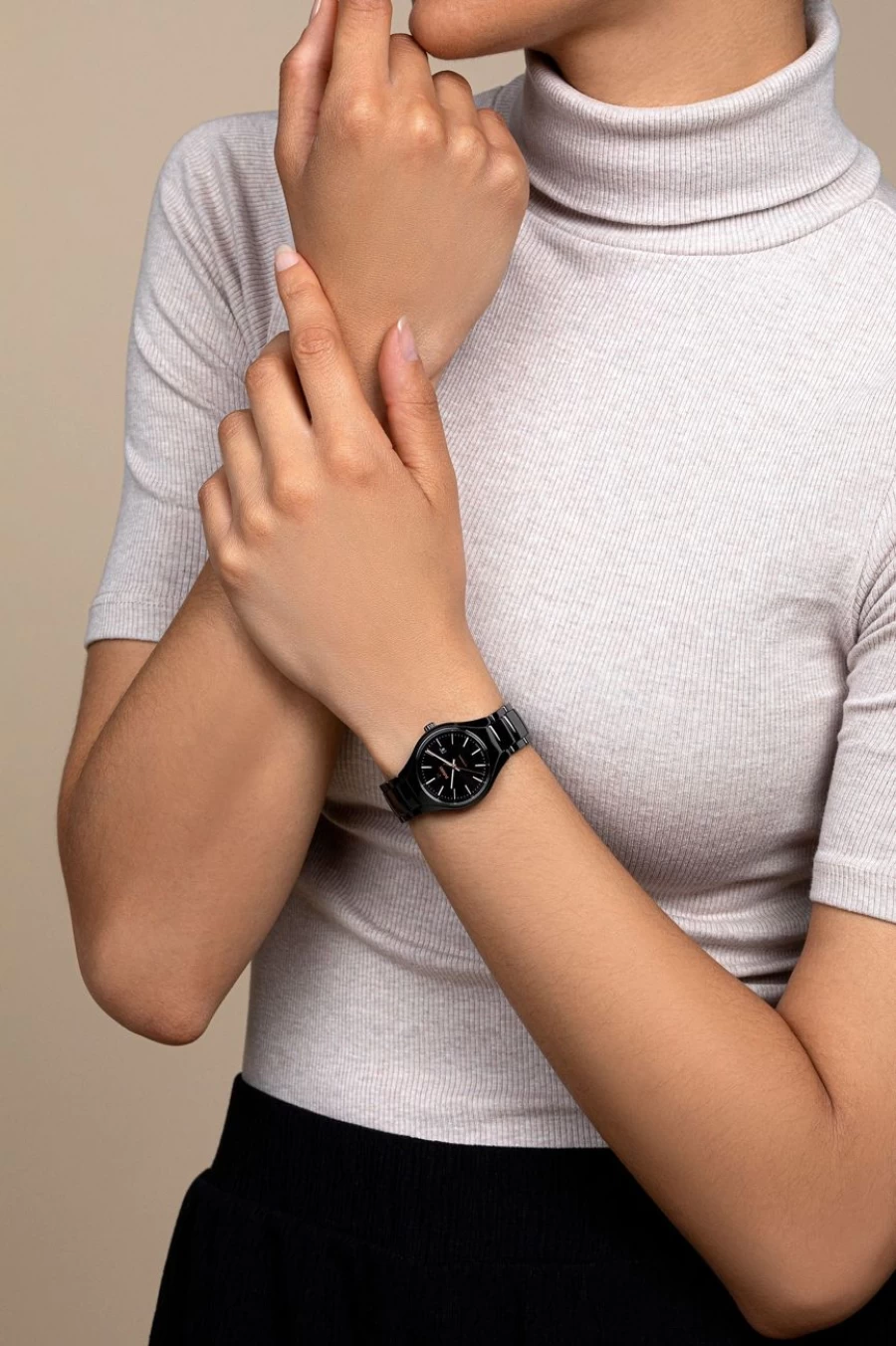 Rado True Round Automatic Dark Women's Luxury Watch