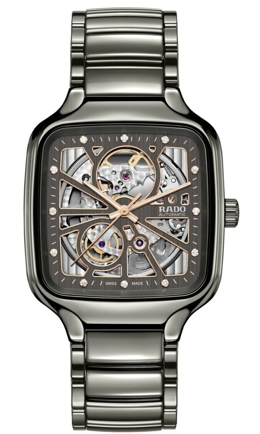 Rado True Square Automatic Open Heart Men's Watch