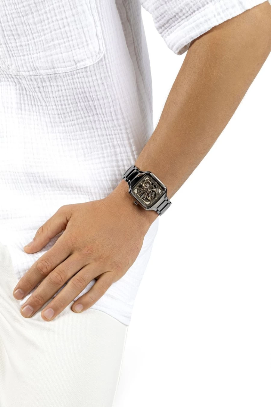 Rado True Square Automatic Open Heart Men's Watch