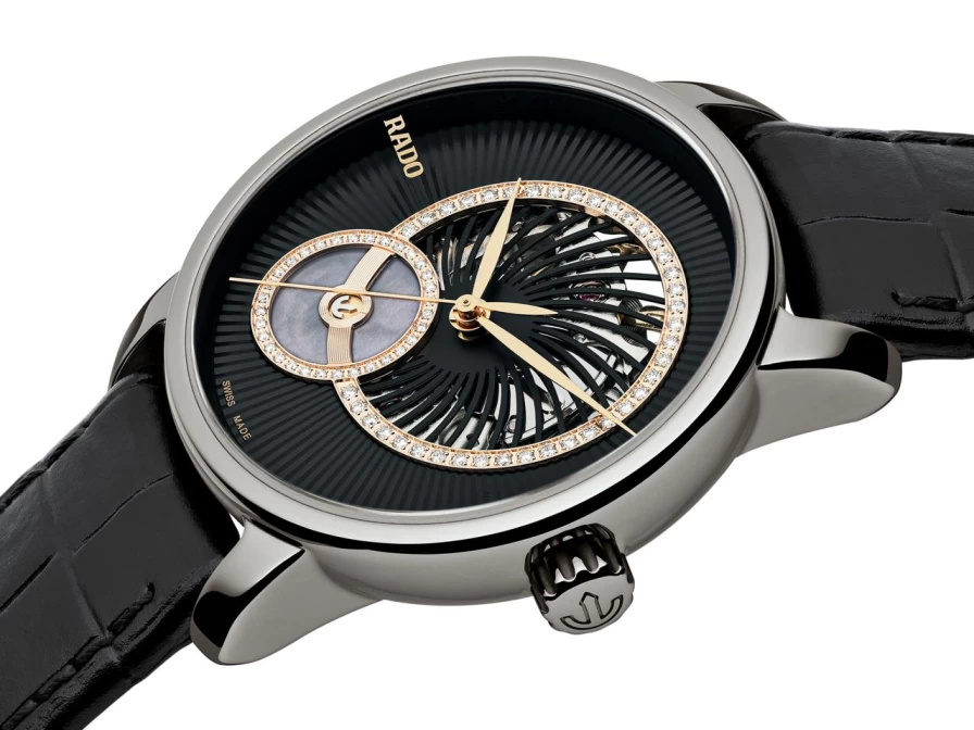 Rado Diamaster Women's Light Automatic Open Heart Diamond Watch