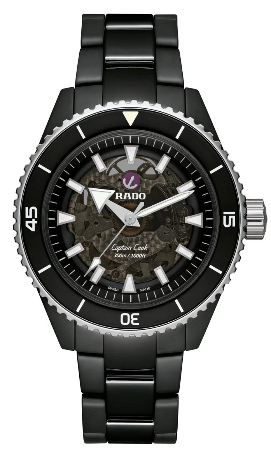 Rado Captain Cook Men's Dark High-Tech Ceramic Automatic Watch