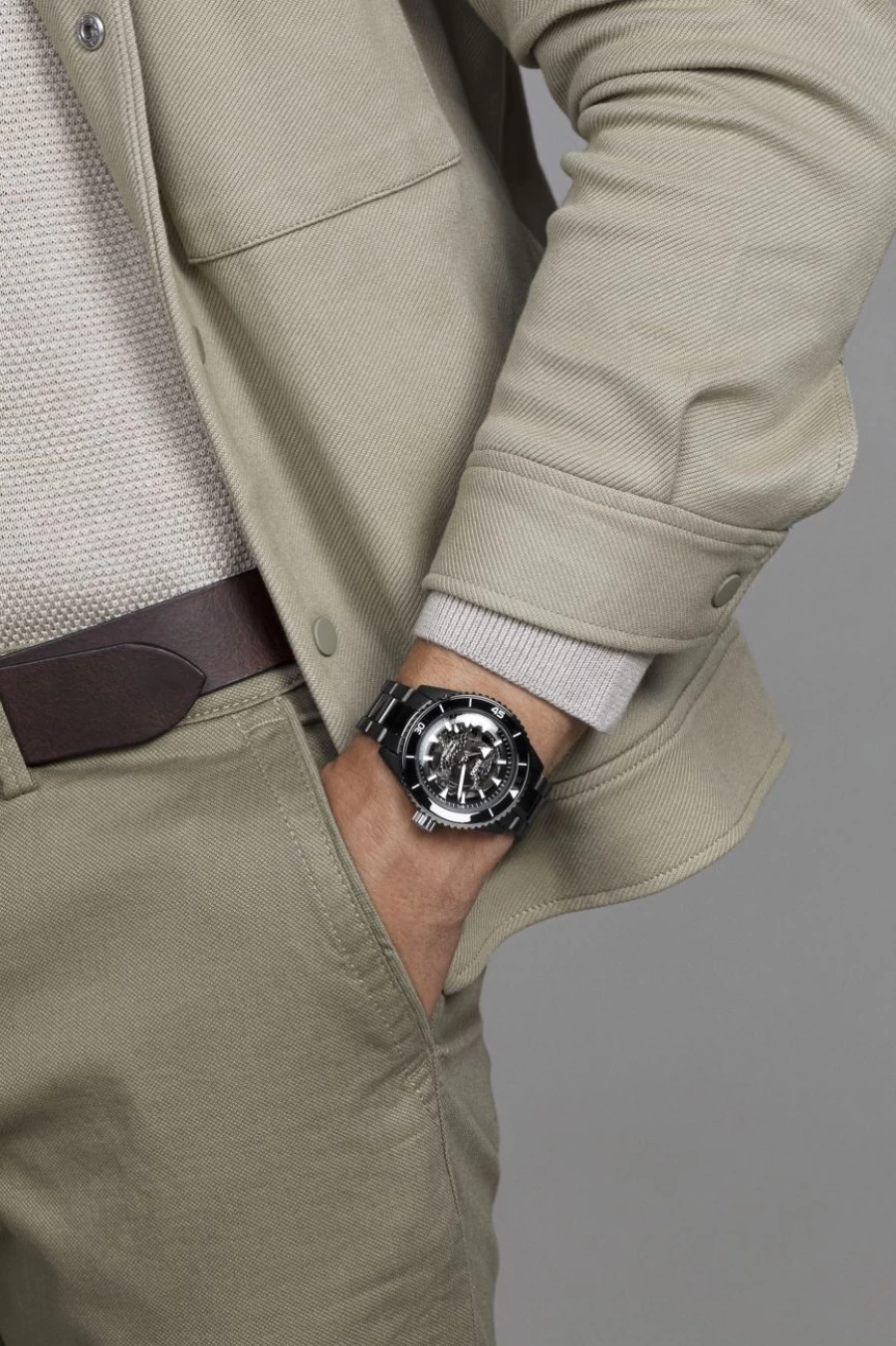 Rado Captain Cook Men's Dark High-Tech Ceramic Automatic Watch