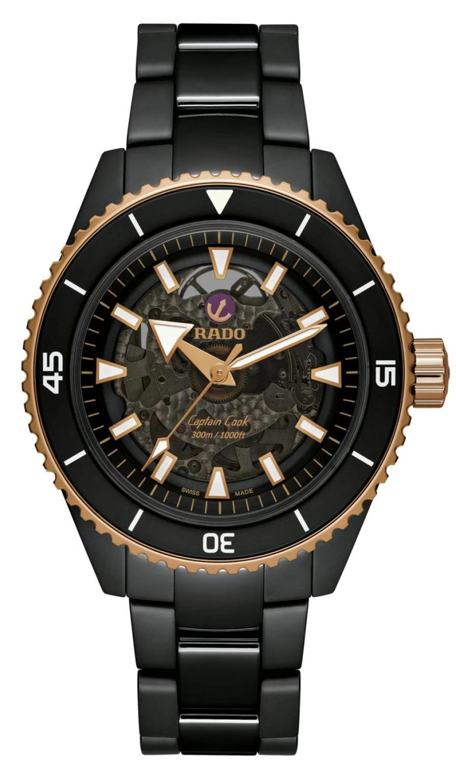 Rado Captain Cook Men's Dark High-Tech Ceramic Automatic Watch