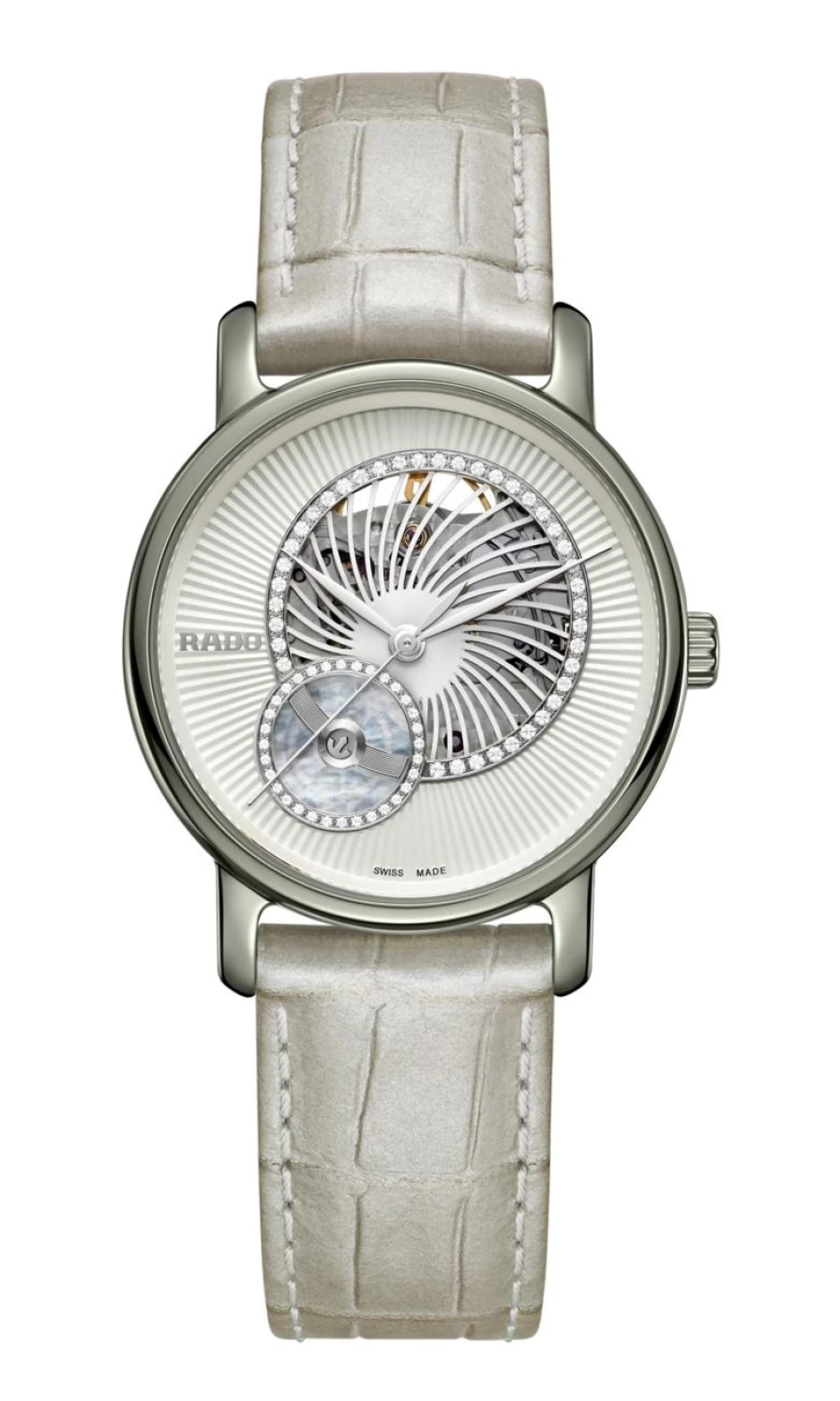 Rado Diamaster Women's Light Automatic Open Heart Diamond Watch