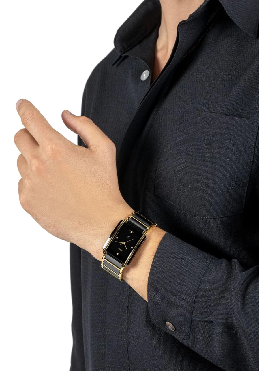 Rado Men's Coloured Integral Diamonds Luxury Watch
