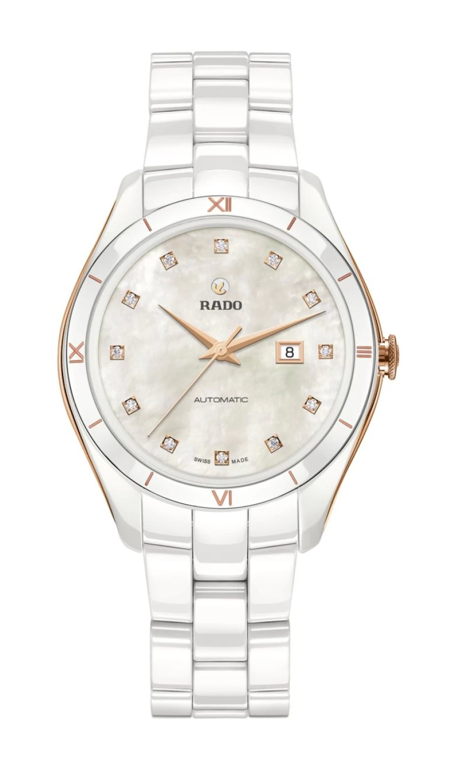 Rado Hyperchrome Automatic Women's Watch with Diamonds Light Dial