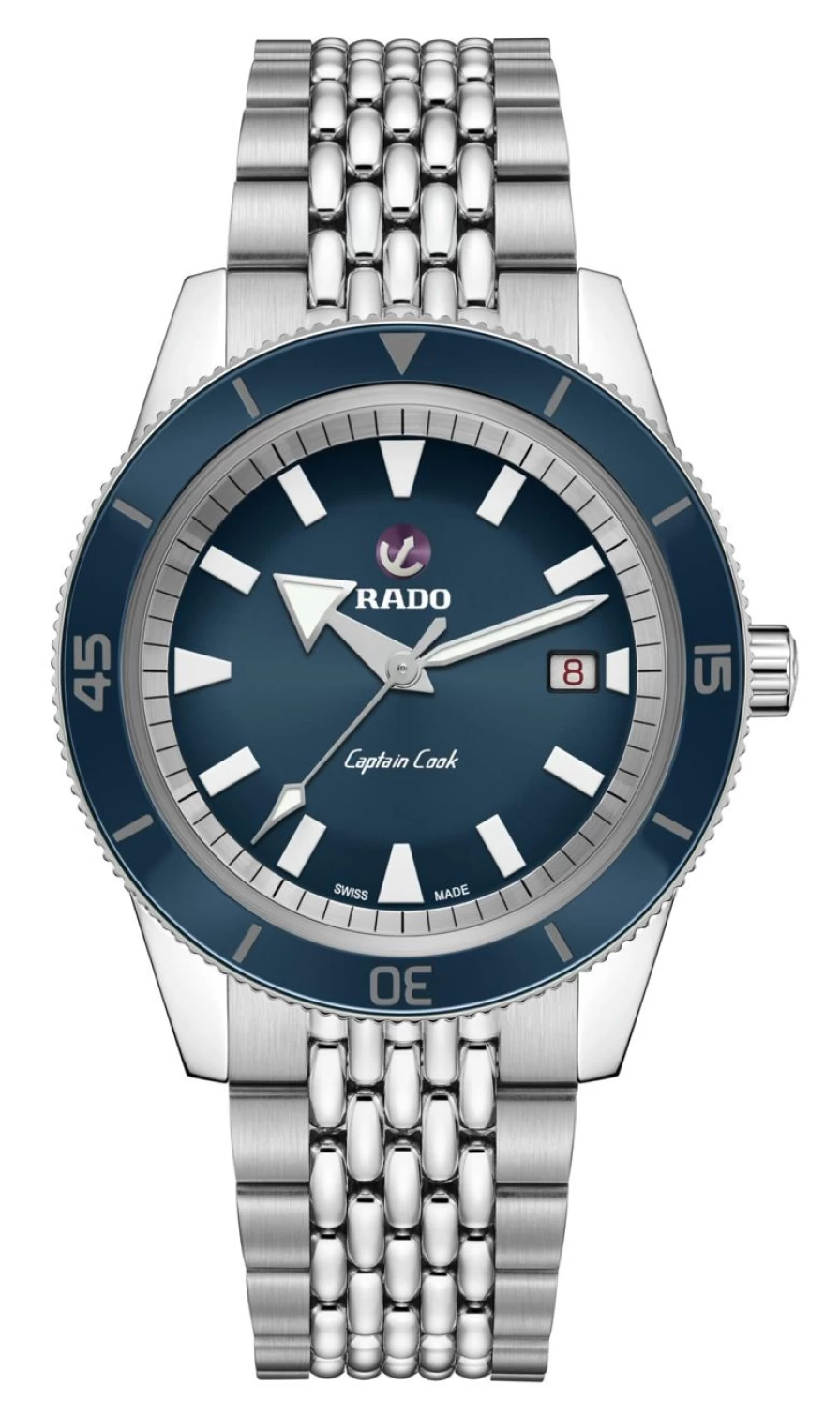 Rado Captain Cook Automatic Men's Light Dial Swiss Luxury Watch