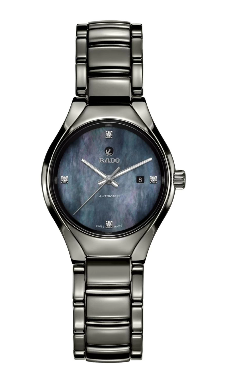 Rado True Round Automatic Diamond Women's Watch in Light