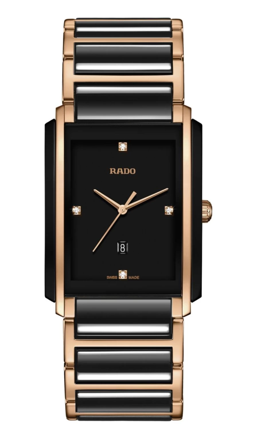 Rado Men's Dark Integral Diamonds Luxury Watch