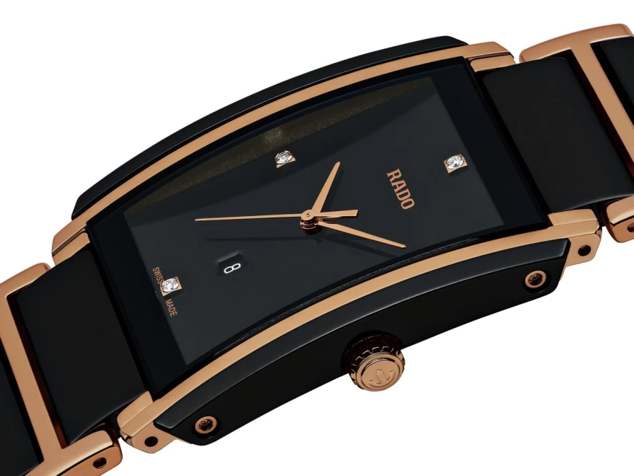 Rado Men's Dark Integral Diamonds Luxury Watch