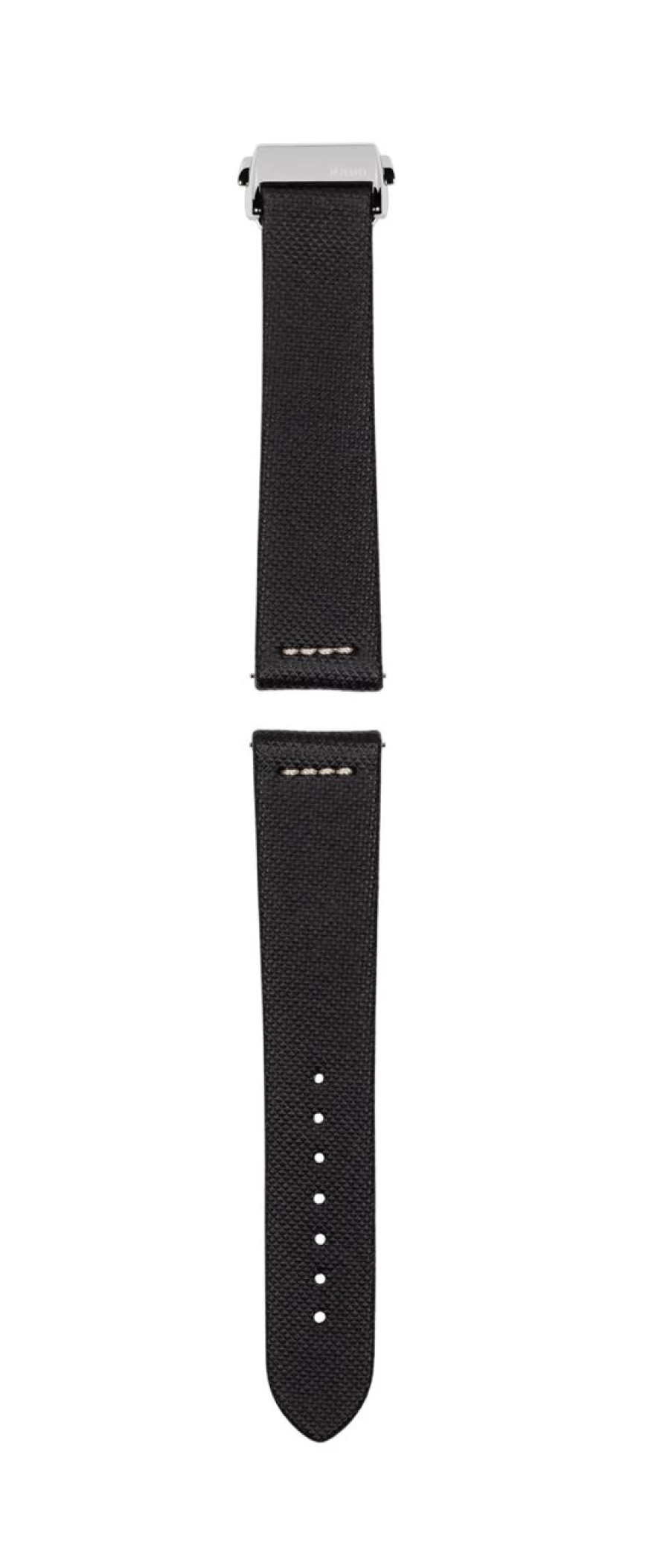 Rado Men's Black Leather Strap Watch Band