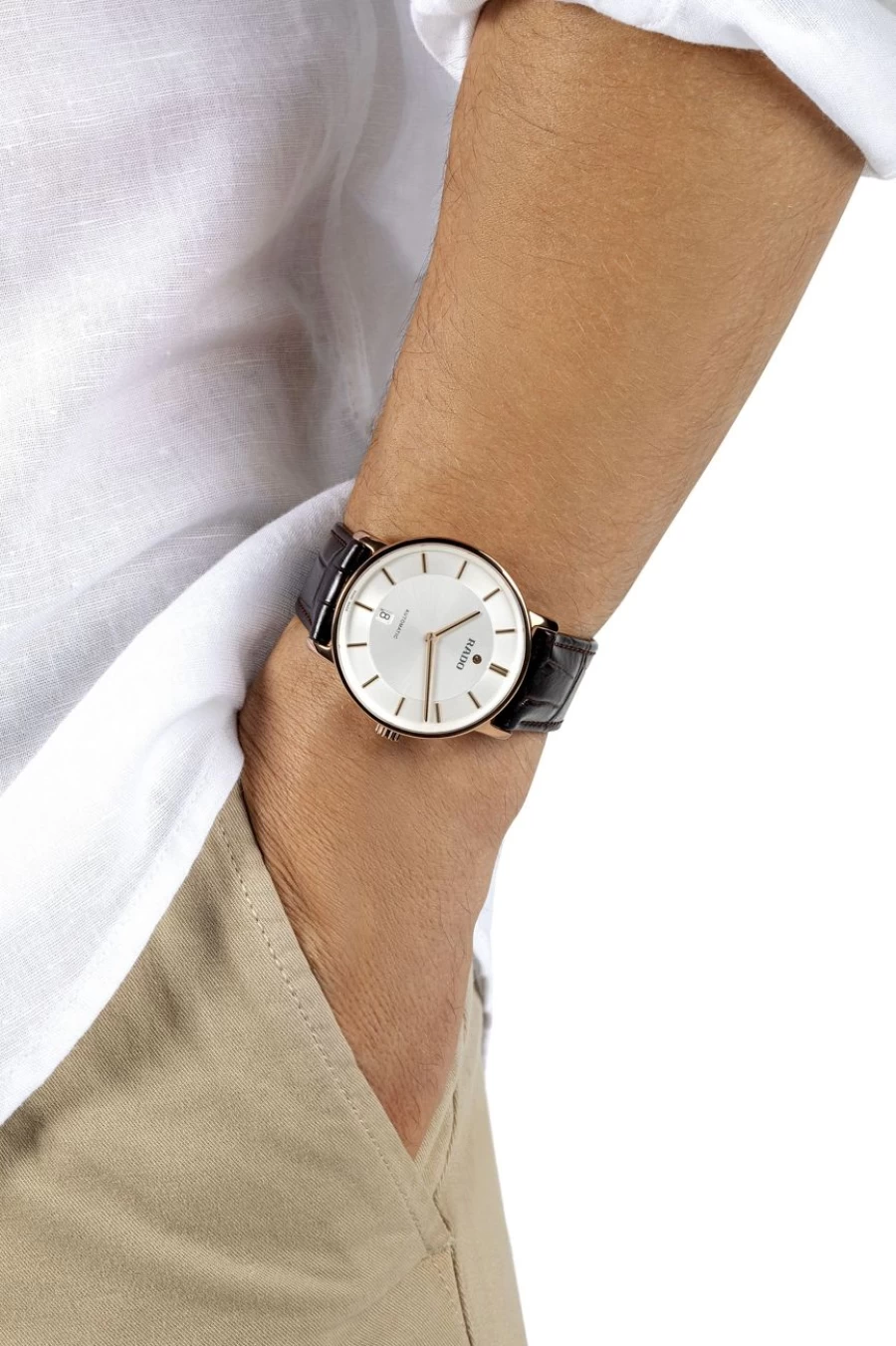 Rado Diamaster Thinline Automatic Men's Coloured Watch