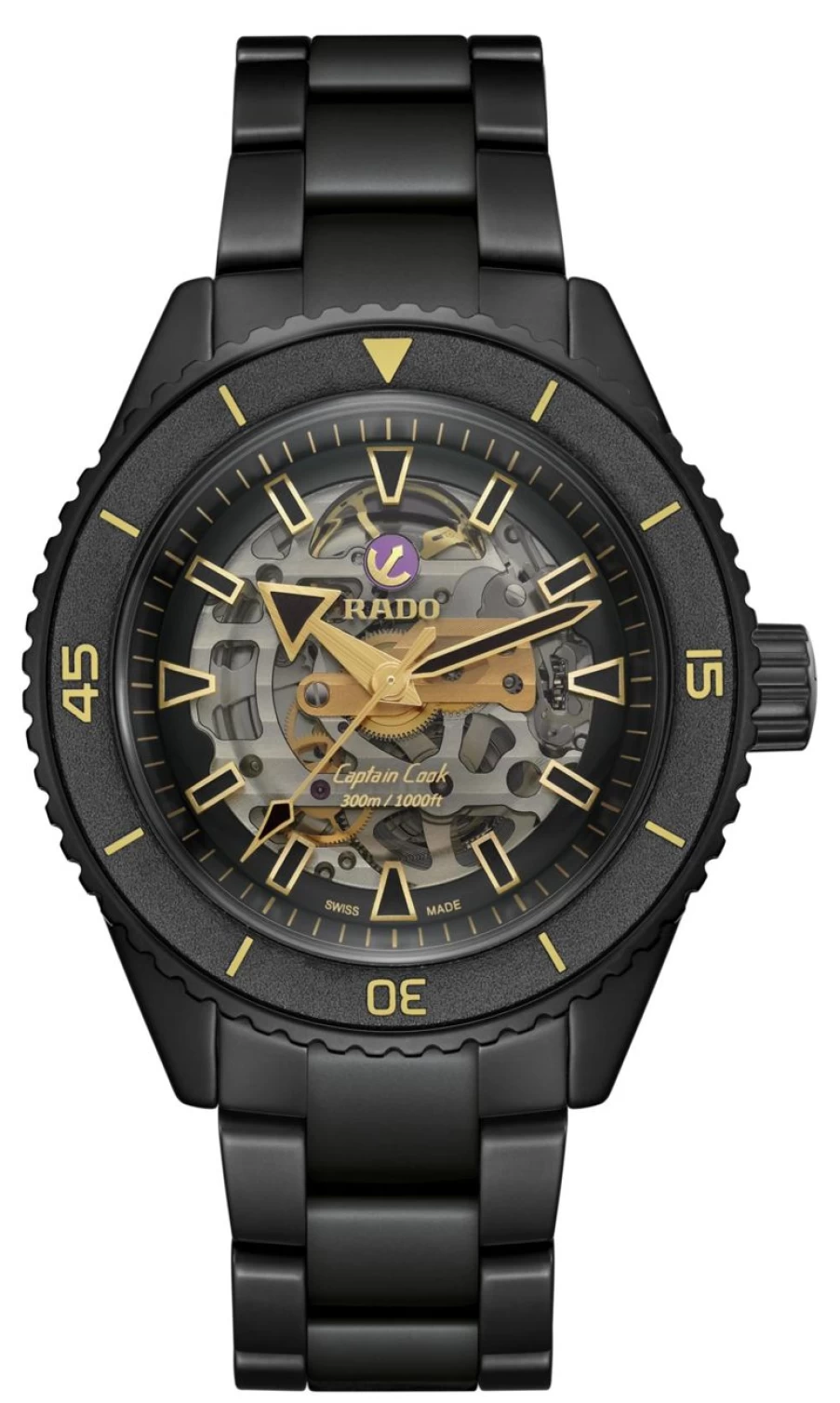 Rado Captain Cook Men's Dark High-Tech Ceramic Limited Edition Watch
