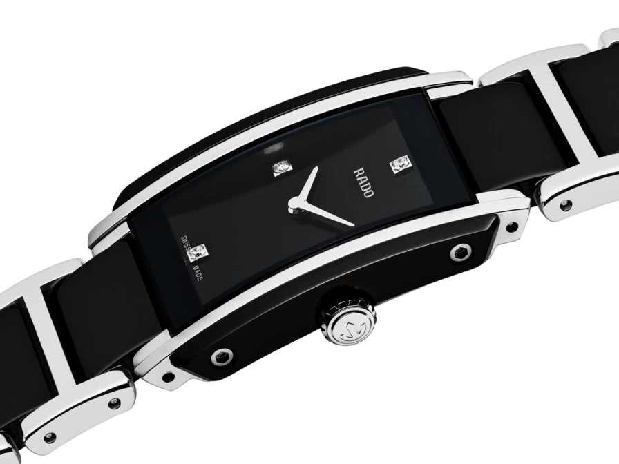 Rado Women's Dark Integral Diamonds Luxury Watch