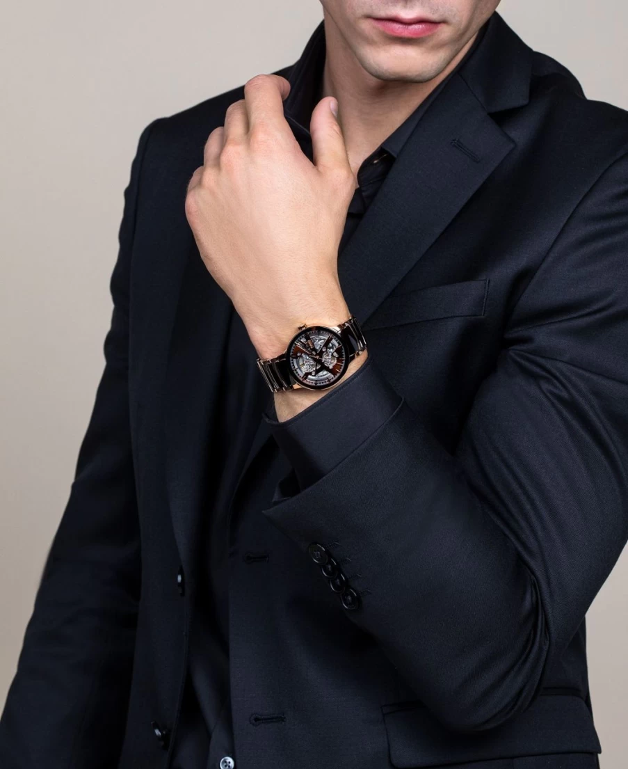 Rado Centrix Automatic Open Heart Men's Coloured Skeleton Watch